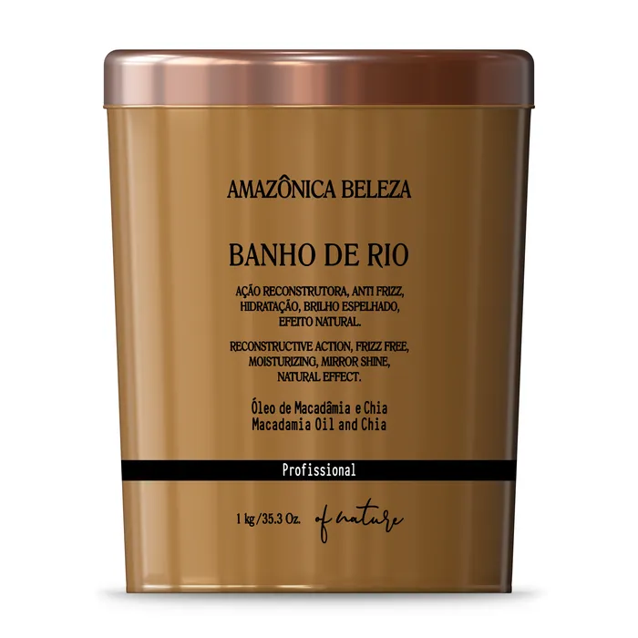 Baño de Río — línea salón Amazônica Beleza, distribución BelaFios Venezuela