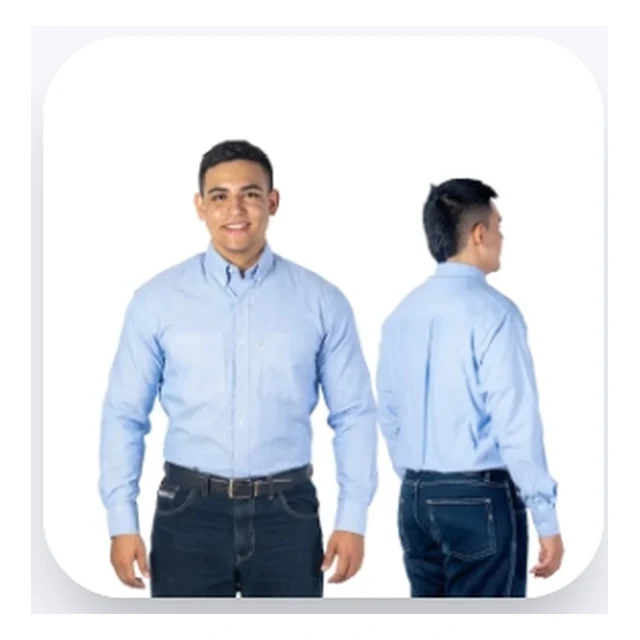 Camisa Manga Larga Oxford, Caballero, dotación industrial MADOCO, BelaFios Venezuela