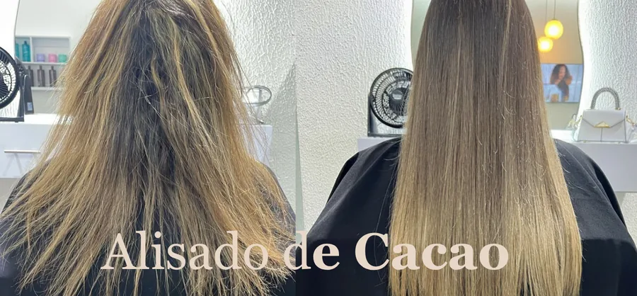 Alisado de Cacao antes y después — resultado real en BelaFios Maracaibo