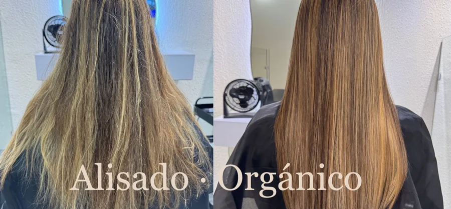 Alisado Natural Pure (orgánico) antes y después — resultado real en BelaFios Maracaibo