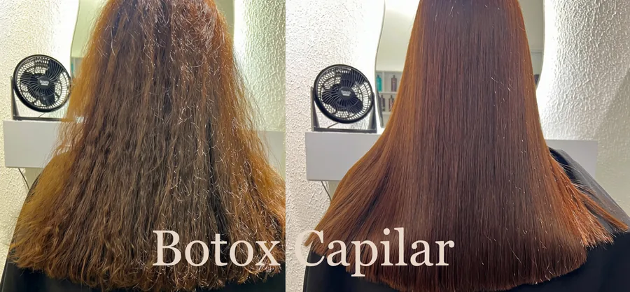 Botox Capilar (Baño de Río) antes y después — resultado real en BelaFios Maracaibo